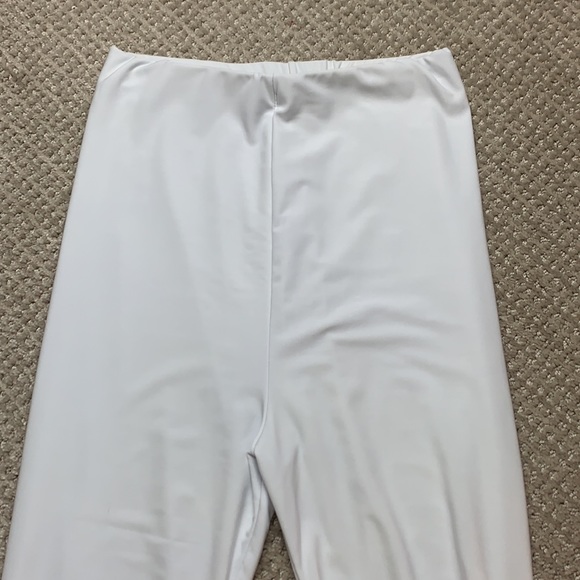 Nwot PLT white second skin cropped leggings high rise - Picture 3 of 6